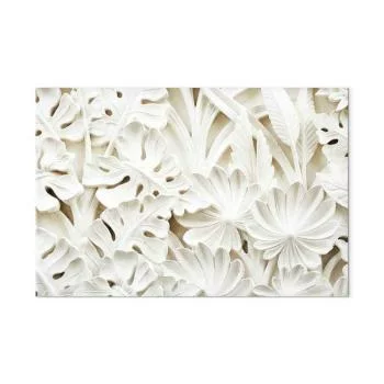 Obraz - Ceramiczne liście (1-częściowy) szeroki - obrazek 2