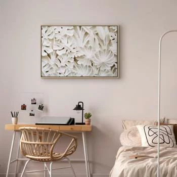 Obraz - Ceramiczne liście (1-częściowy) szeroki - obrazek 6