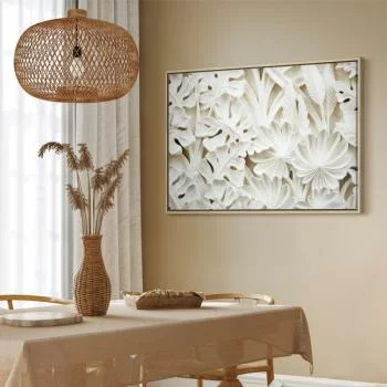 Obraz - Ceramiczne liście (1-częściowy) szeroki - obrazek 7