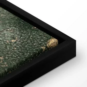 Obraz - Zielona akwarela - abstrakcja inspirowana strukturą marmuru - obrazek 8