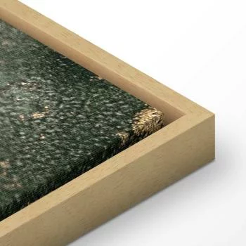 Obraz - Zielona akwarela - abstrakcja inspirowana strukturą marmuru - obrazek 8