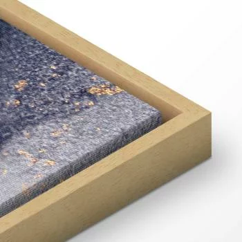 Obraz - Marmur i granat - abstrakcyjny teksturowany wzór inspirowany gwieździstym niebem - obrazek 8