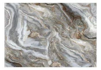 Fototapeta - Kamienne abstrakcje - marmurowe struktury w neautralnych odcieniach - obrazek 2