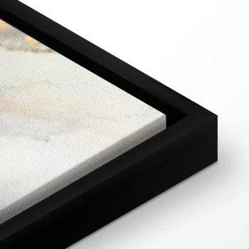 Obraz - Złote eksplozje - abstrakcyjny wzór inspirowany marmurem - obrazek 8