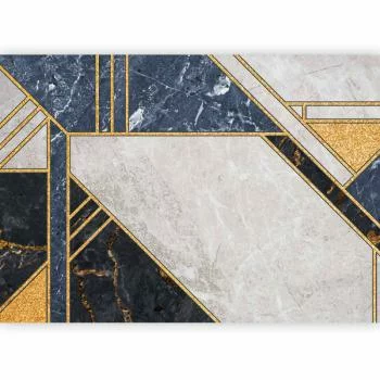 Fototapeta - Wzór wyrazisty w złocie i granacie - obrazek 2