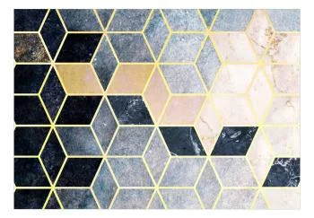Fototapeta - Niebieski wzór geometryczny - obrazek 2