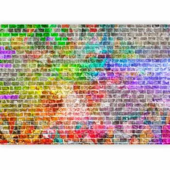Fototapeta - Tęczowy mur - obrazek 5
