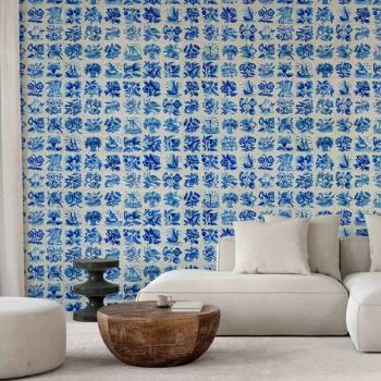 Fototapeta - Płytki azulejos - tradycyjne ceramiczne portugalskie kafle