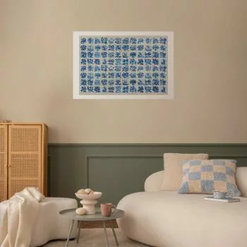 Plakat - Płytki azulejos - tradycyjne ceramiczne portugalskie kafle - obrazek 2