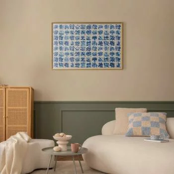 Plakat - Płytki azulejos - tradycyjne ceramiczne portugalskie kafle - obrazek 2