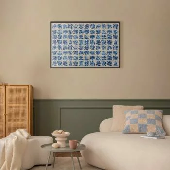 Plakat - Płytki azulejos - tradycyjne ceramiczne portugalskie kafle - obrazek 2