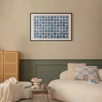 Plakat - Płytki azulejos - tradycyjne ceramiczne portugalskie kafle - obrazek 2
