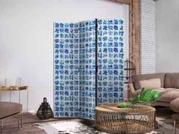 Parawan - Ceramiczne kafelki - tradycyjne portugalskie niebieskie płytki azulejos - obrazek 5