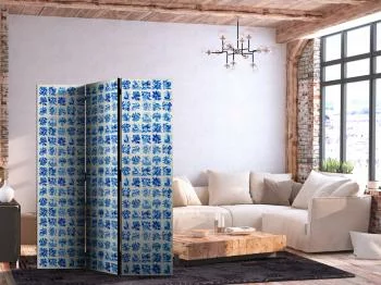 Parawan - Ceramiczne kafelki - tradycyjne portugalskie niebieskie płytki azulejos - obrazek 2