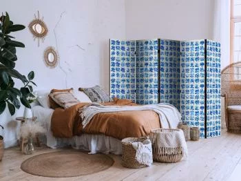 Parawan - Ceramiczne kafelki - tradycyjne portugalskie niebieskie płytki azulejos - obrazek 5