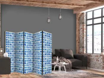 Parawan - Ceramiczne kafelki - tradycyjne portugalskie niebieskie płytki azulejos - obrazek 2