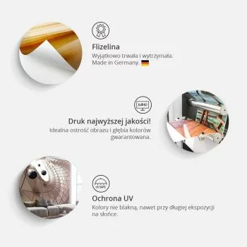 Tapeta - Księżycowe Noce - delikatne księżyce i chmury w ciepłej tonacji / Złote Księżyce - elegancki wzór księżyców i gwiazd na jasnym tle - obrazek 3