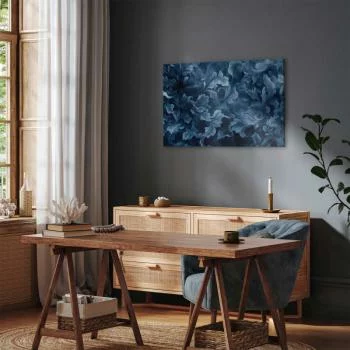 Obraz - Ornamenty abstrakcyjne ciemnoniebieskie wiktoriańskie liście - obrazek 7