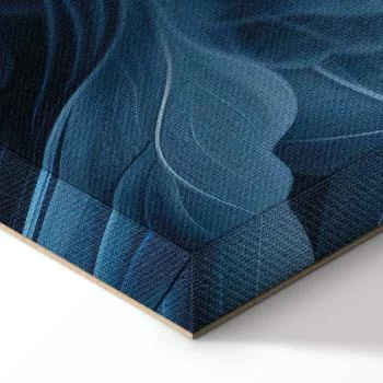 Obraz - Ornamenty abstrakcyjne ciemnoniebieskie wiktoriańskie liście - obrazek 8