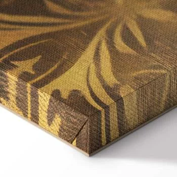 Obraz - Ornamenty barokowe w spatynowanym złocie i w brązach: retro motyw - obrazek 8