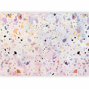 Fototapeta - Lastriko w stylu confetti fioletowo-różowy kolorowy wzór / Lastriko i confetti kolorowy wzór w fioletach i różu - obrazek 2