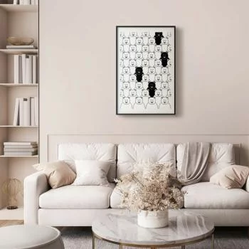 Plakat - Obcy w stadzie - obrazek 2