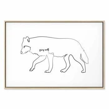 Obraz - Wilk (1-częściowy) szeroki - obrazek 2