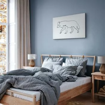 Obraz - Wilk (1-częściowy) szeroki - obrazek 6