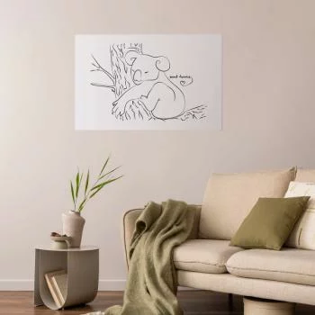 Plakat - Śpiący koala - obrazek 2