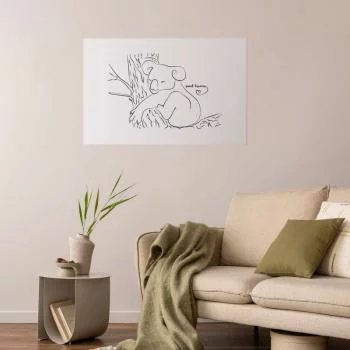 Plakat - Śpiący koala - obrazek 2