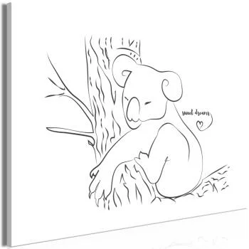 Obraz - Śpiący koala (1-częściowy) szeroki - obrazek 2