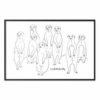 Plakat - Rodzina surykatek - obrazek 2