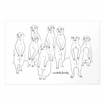 Plakat - Rodzina surykatek - obrazek 2