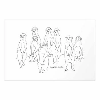 Plakat - Rodzina surykatek - obrazek 2