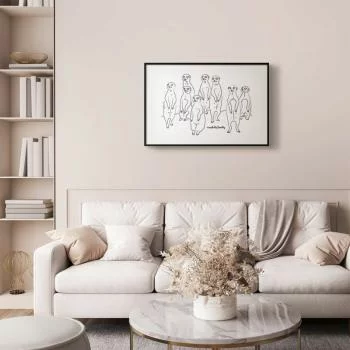 Plakat - Rodzina surykatek - obrazek 5