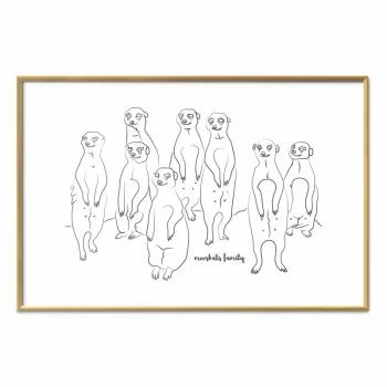 Plakat - Rodzina surykatek - obrazek 2