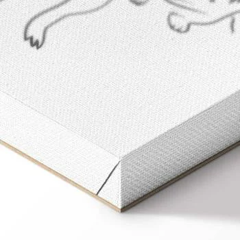 Obraz - Zwierzęcy patrol (1-częściowy) - surykatki z czarno-białym tłem - obrazek 8