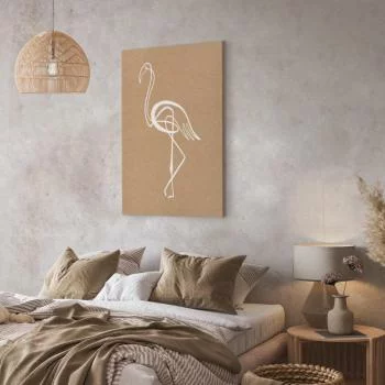 Obraz - Biały flaming (1-częściowy) pionowy - obrazek 6