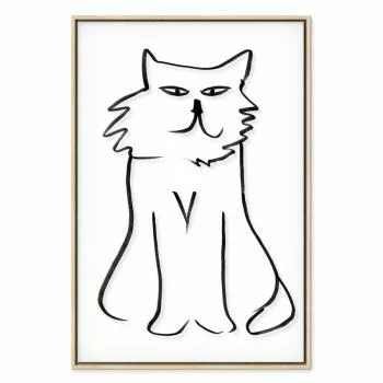 Obraz - Patrzę na Ciebie! (1-częściowy) pionowy - obrazek 2