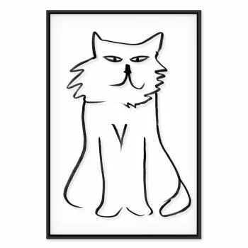 Obraz - Patrzę na Ciebie! (1-częściowy) pionowy - obrazek 2