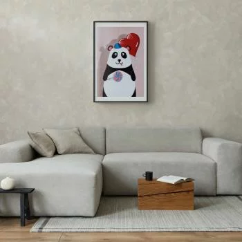 Plakat - Panda z balonikiem - obrazek 2