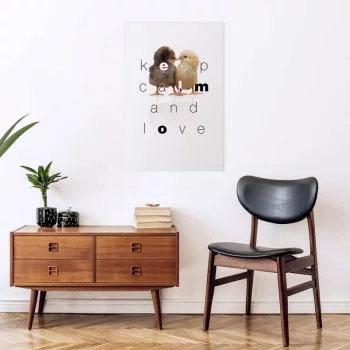 Plakat - Keep Calm and Love - obrazek 2