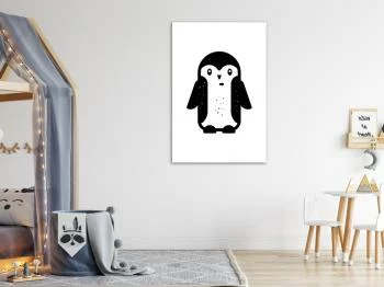 Obraz - Zabawny pingwinek (1-częściowy) pionowy - obrazek 2