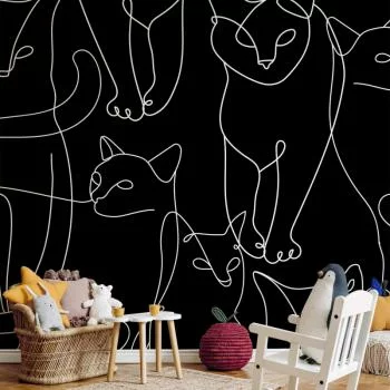 Fototapeta - Kocie zwyczaje - pierwszy wariant - obrazek 6