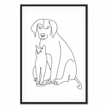 Obraz - Najlepsi przyjaciele (1-częściowy) pionowy - obrazek 2