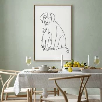 Obraz - Najlepsi przyjaciele (1-częściowy) pionowy - obrazek 7