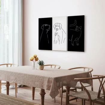 Obraz - Zwierzaki domowe (3-częściowy) - obrazek 7