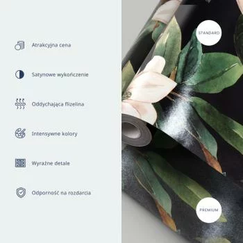 Tapeta - Pastelowe ptaki - delikatny wzór w biało-szare czaple na jasno-różowym tle - obrazek 4