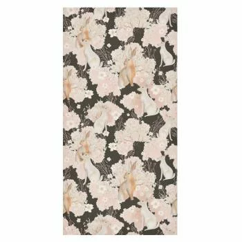 Tapeta - Białe i beżowe zające - obrazek 2