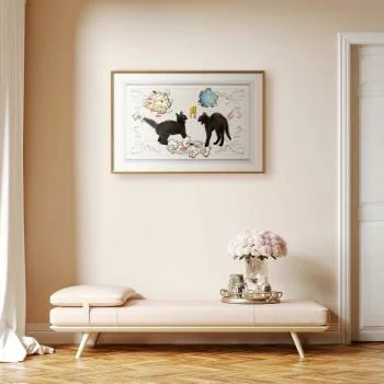 Plakat - Kocia kłótnia - obrazek 5